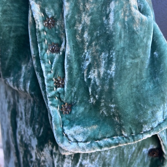 Elie Tahari fitted jacket beautiful soft Velvet fully lined classy Boho sz S - Picture 6 of 11